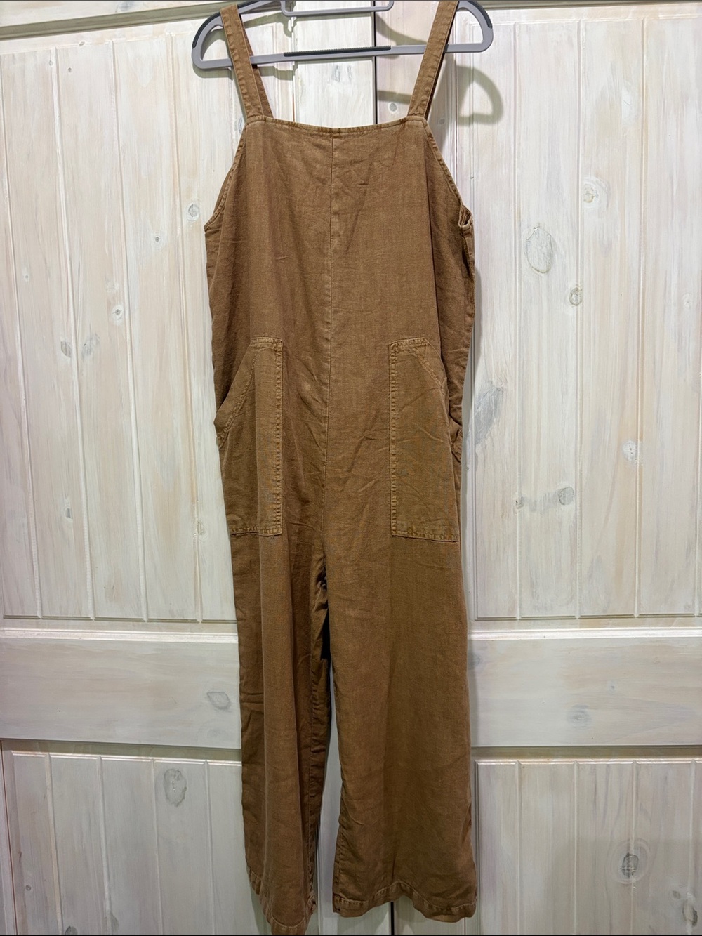 Universal Thread Brown Wide-Leg Utility Jumpsuit